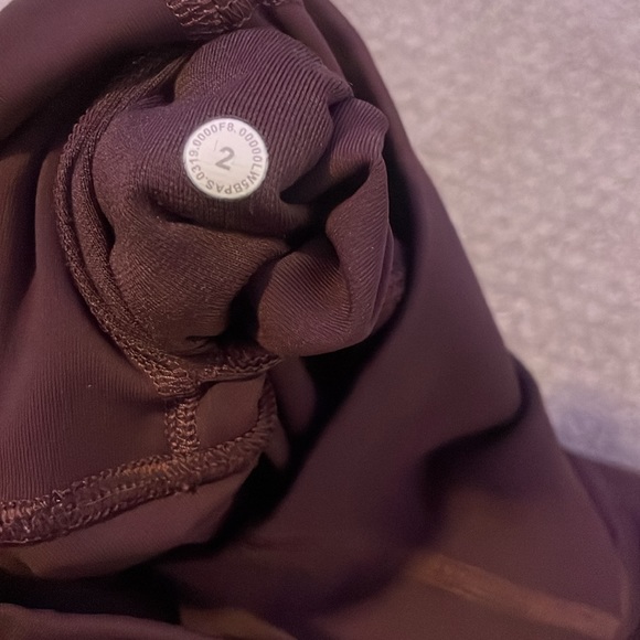 DARK PURPLE/BROWN LULULEMON LEGGINGS - Picture 3 of 4